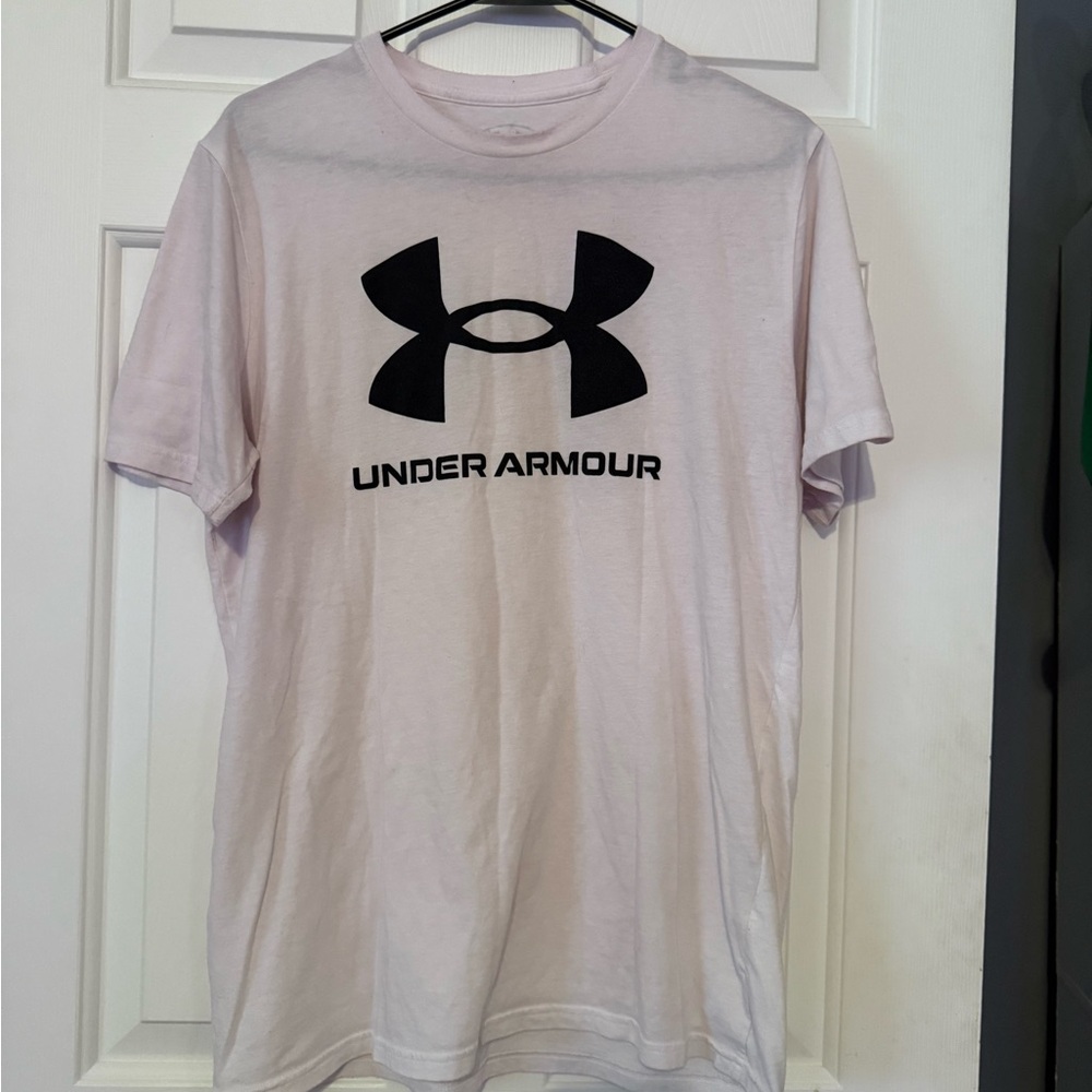 Under Armour White Short Sleeve Tee Performance Shirt